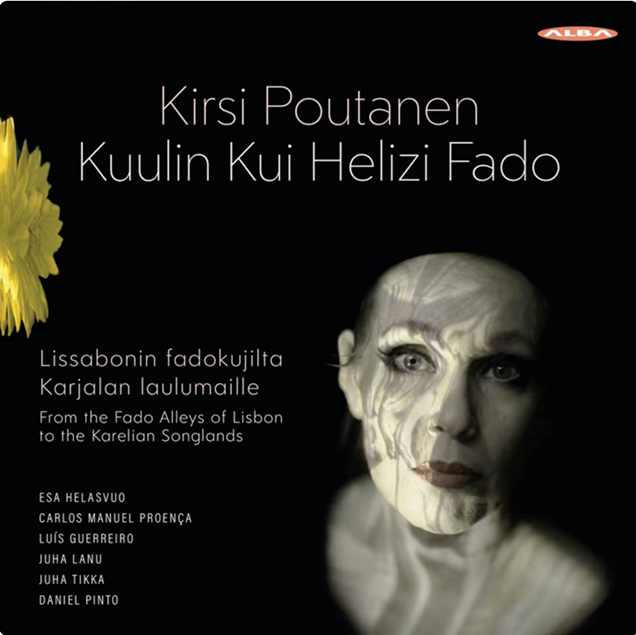 Kirsi Poutanen: Kuulin kui helizi Fado -albumin kansi